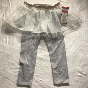 Cat & jack leggings with tutu size 2t
